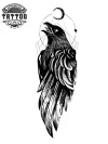 tatouage_corbeau_ephemere_geometrique_design_unique tatouage_corbeau_ephemere_geometrique_design_unique