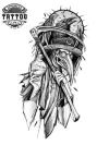 tatouage-corbeau-ephemere-homme-durable-style