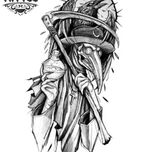 tatouage-corbeau-ephemere-homme-durable-style tatouage-corbeau-ephemere-homme-durable-style