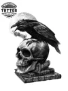 tatouage-corbeau-ephemere-realisme-noir-intense tatouage-corbeau-ephemere-realisme-noir-intense