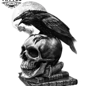 tatouage-corbeau-ephemere-realisme-noir-intense tatouage-corbeau-ephemere-realisme-noir-intense
