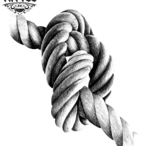 tatouage éphémère cordage marin nautique tatouage MARIN