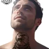 tatouage-cou-tatouage-ephemere-aigle-design-realiste tatouage-cou-tatouage-ephemere-aigle-design-realiste