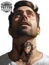 tatouage ephemere cou ange delicat et raffine tatouage ephemere cou ange delicat et raffine