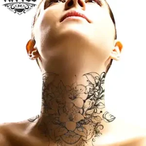 tatouage-ephemere-pour-femme-design-elegant-tatouage-cou tatouage-ephemere-pour-femme-design-elegant-tatouage-cou