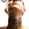tatouage-ephemere-rose-cou-style-elegance-tatouage-cou