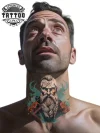 tatouage-cou-ephemere-viking-design-temporaire-nordique