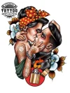 tatouage marin éphémère pour couple romantique image produit tatouage marin éphémère pour couple romantique image produit