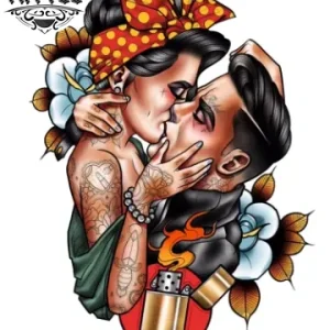 tatouage marin éphémère pour couple romantique image produit tatouage marin éphémère pour couple romantique image produit
