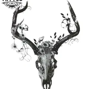 tatouage-ephemere-crane-de-cerf-design-unique-tatouage-cerf tatouage-ephemere-crane-de-cerf-design-unique-tatouage-cerf