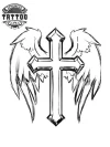 tatouage-croix-ailes-ange-temporaires-waterproof-peau tatouage-croix-ailes-ange-temporaires-waterproof-peau