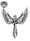 tatouage-ephemere-croix-ailes-femme-design-unique tatouage-ephemere-croix-ailes-femme-design-unique