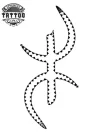tatouage-croix-ephemere-berbere-design-unique tatouage-croix-ephemere-berbere-design-unique
