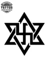 tatouage-ephemere-croix-etoile-design-spirituel tatouage-ephemere-croix-etoile-design-spirituel