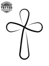 tatouageephemerecroixfinepourfemmetatouagecroix
