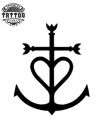 tatouage CROIX éphémère croix gitane bohème tatouage CROIX éphémère croix gitane bohème