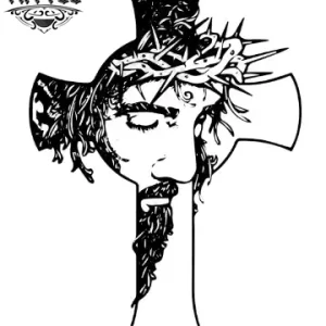 tatouage-croix-ephemere-homme-style-moderne tatouage-croix-ephemere-homme-style-moderne