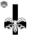 tatouage-croix-ephemere-inversee-design-original tatouage-croix-ephemere-inversee-design-original