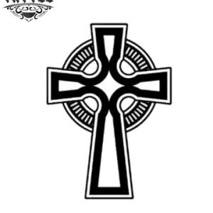 tatouage-croix-ephemere-irlandaise-design-authentique tatouage-croix-ephemere-irlandaise-design-authentique
