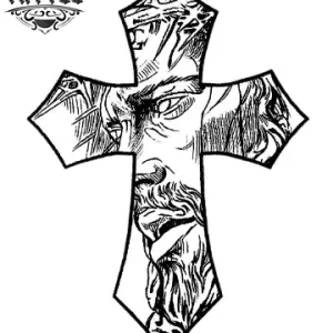 tatouage-croix-ephemere-jesus-religieux-durable-facile-appliquer tatouage-croix-ephemere-jesus-religieux-durable-facile-appliquer