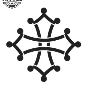 Tatouage CROIX éphémère languedoc art corporel temporaire élégant Tatouage CROIX éphémère languedoc art corporel temporaire élégant