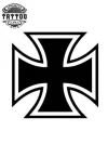 tatouage croix malte temporaire stylisée éphémère pour peau tatouage croix malte temporaire stylisée éphémère pour peau