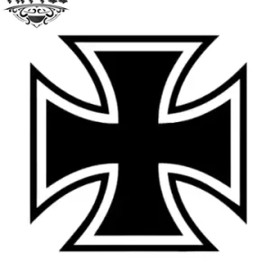 tatouage croix malte temporaire stylisée éphémère pour peau tatouage croix malte temporaire stylisée éphémère pour peau