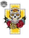 tatouage-croix-mexicaine-ephemere-decoration-temporaire tatouage-croix-mexicaine-ephemere-decoration-temporaire