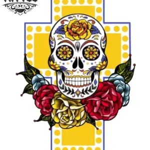 tatouage-croix-mexicaine-ephemere-decoration-temporaire