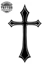 tatouage-croix-noir-ephemere-resistant-eau tatouage-croix-noir-ephemere-resistant-eau