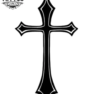 tatouage-croix-noir-ephemere-resistant-eau tatouage-croix-noir-ephemere-resistant-eau