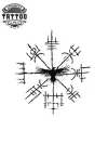 tatouage-croix-nord-spirituelle-ephemere-design-temporaires tatouage-croix-nord-spirituelle-ephemere-design-temporaires