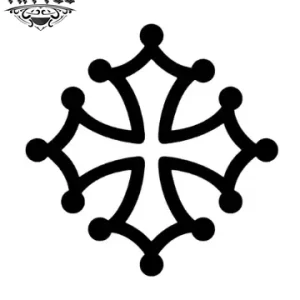 tatouage CROIX éphémère croix occitane design unique longue durée tatouage CROIX éphémère croix occitane design unique longue durée