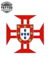 tatouage-ephemere-croix-portugaise-design-unique tatouage-ephemere-croix-portugaise-design-unique