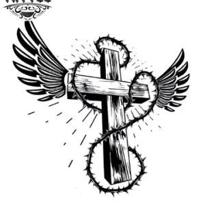 tatouage-croix-ephemere-religieuse-design-indelebile tatouage-croix-ephemere-religieuse-design-indelebile