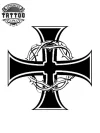 tatouage-croix-ephémère-templiers-style-unique tatouage-croix-ephémère-templiers-style-unique