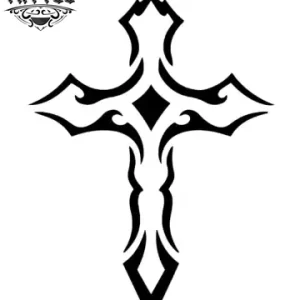 tatouage-ephemere-croix-tribal-design-unique-temporaire