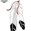 tatouage-ephemere-plume-indienne-esthetique-tendance tatouage-ephemere-plume-indienne-esthetique-tendance