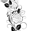 tatouage-ephemere-rose-fleur-femme-homme tatouage-ephemere-rose-fleur-femme-homme