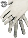 tatouage doigt éphémère style bague mariage élégant tatouage doigt éphémère style bague mariage élégant