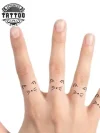 tatouage ephemere doigt chat design amoureux felins tatouage ephemere doigt chat design amoureux felins