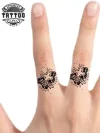 tatouage-doigt-ephemere-croix-style-unique
