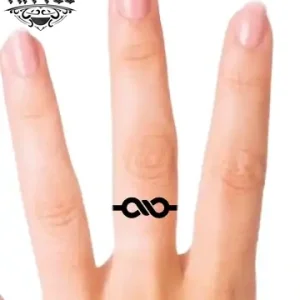tatouage doigt temporaire femme motif infini élégant tatouage doigt temporaire femme motif infini élégant
