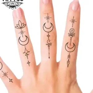tatouage-doigt-ephemere-motif-lune