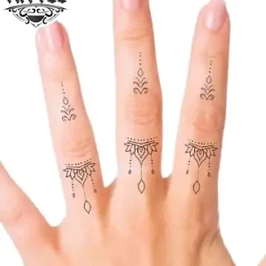 tatouage-ephemere-doigt-motif-mandala tatouage-ephemere-doigt-motif-mandala