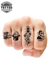 tatouage-ephemere-doigt-old-school-design-classique tatouage-ephemere-doigt-old-school-design-classique