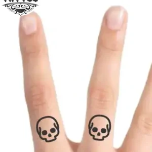 tatouage doigt éphémère tête de mort tatouage doigt éphémère tête de mort