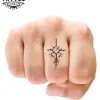 Tatouage éphémère doigt viking design nordique temporaire pour mains Tatouage éphémère doigt viking design nordique temporaire pour mains