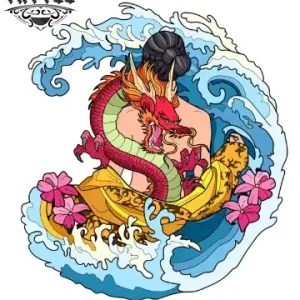 tatouage DRAGON éphémère couleur art corporel design fantaisie tatouage DRAGON éphémère couleur art corporel design fantaisie