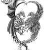 tatouage-ephemere-dragon-phoenix-design-unique-image-alt tatouage-ephemere-dragon-phoenix-design-unique-image-alt